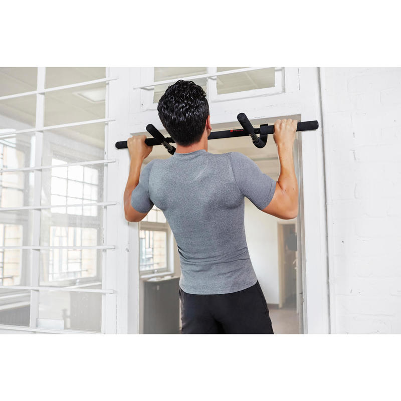 Barra para hacer dominadas decathlon